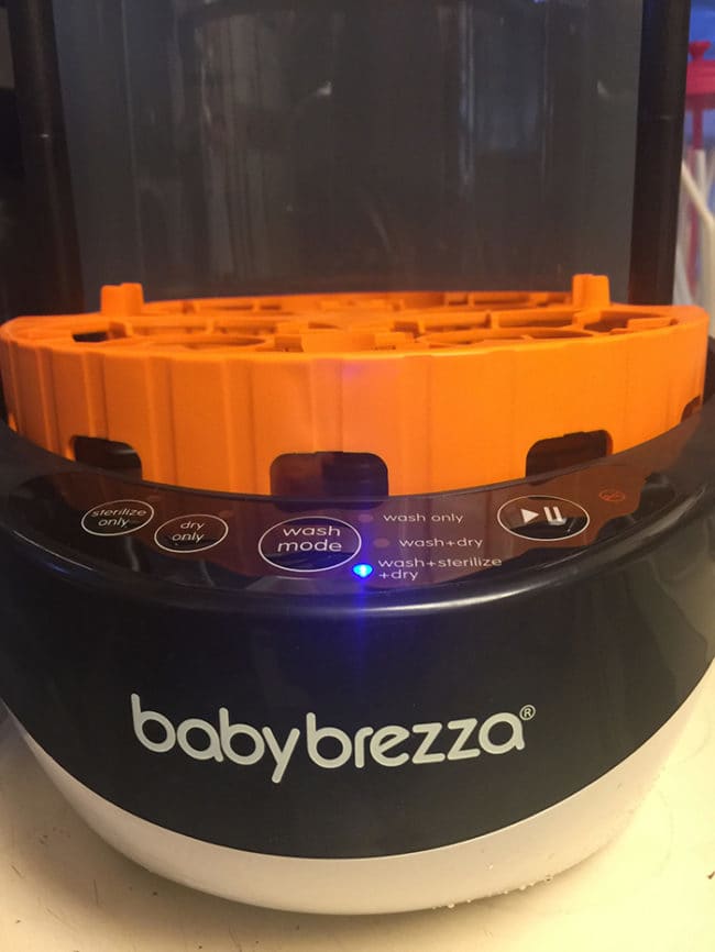 Baby Gear Review The New Baby Brezza Bottle Washer MomTrends