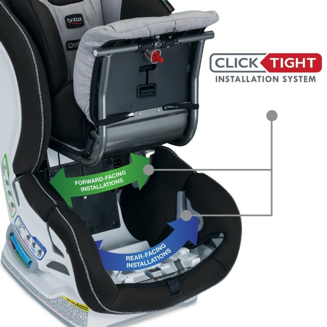 Britax Boulevard ClickTight Convertible Carseat Install This Carseat
