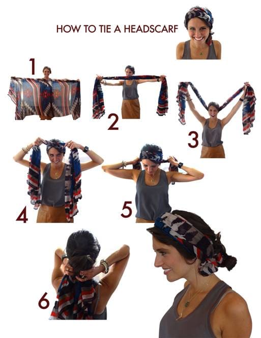 How to Tie a Head Scarf MomTrends