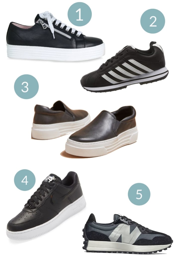 Fall Sneaker Trends Five Black Sneakers to Love MomTrends