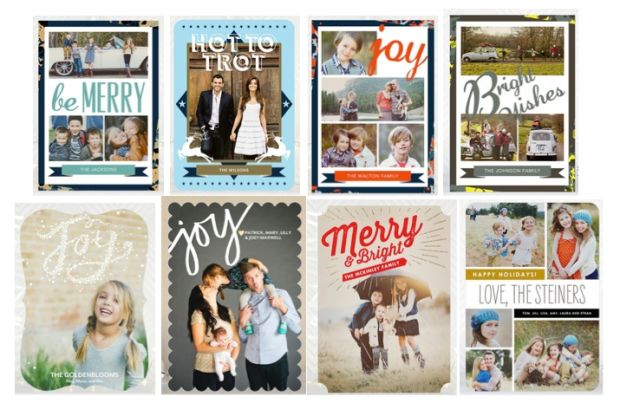 gear girl stylish holiday photo cards momtrends tiny prints upload your own design