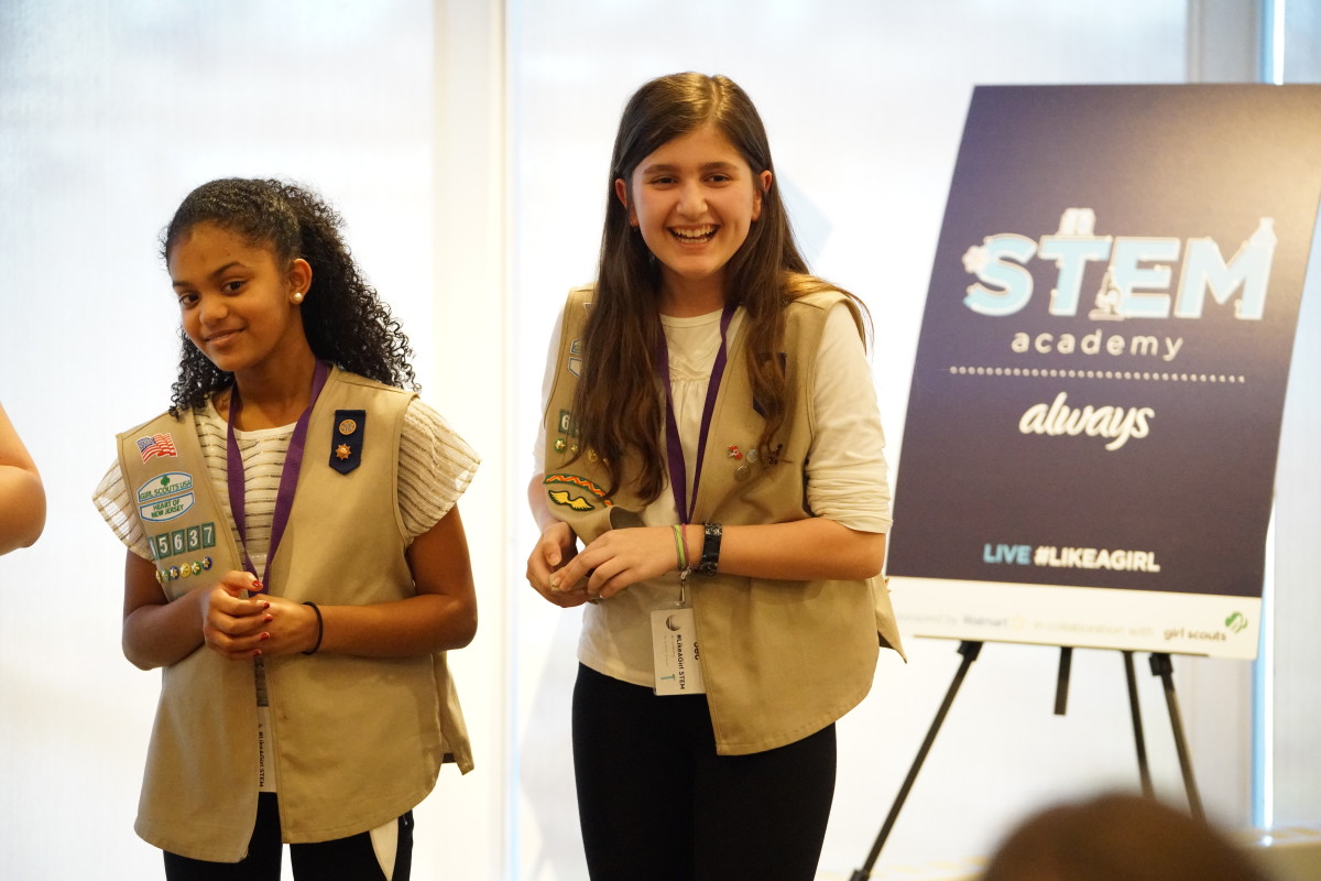 STEM learning with Girl Scouts