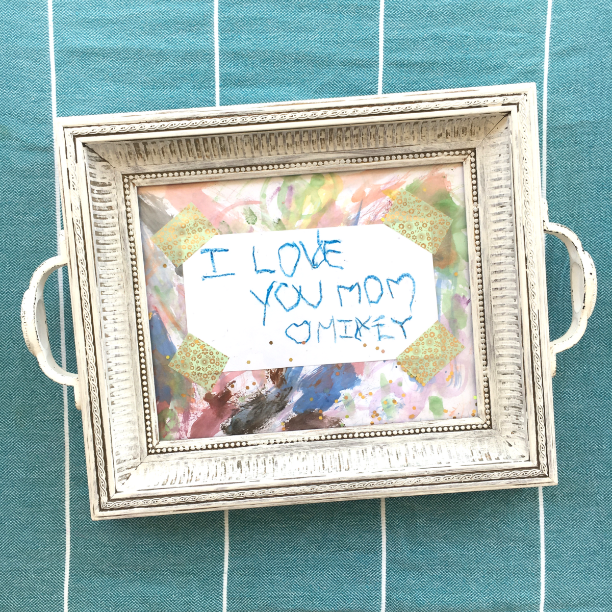 Diy Mother S Day Serving Tray Momtrends Diy Mother S Day Serving Tray
