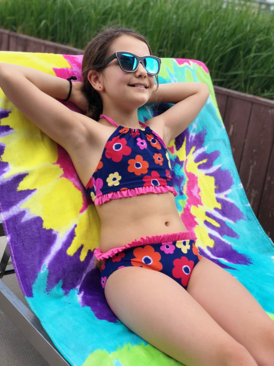 lands in swimsuits