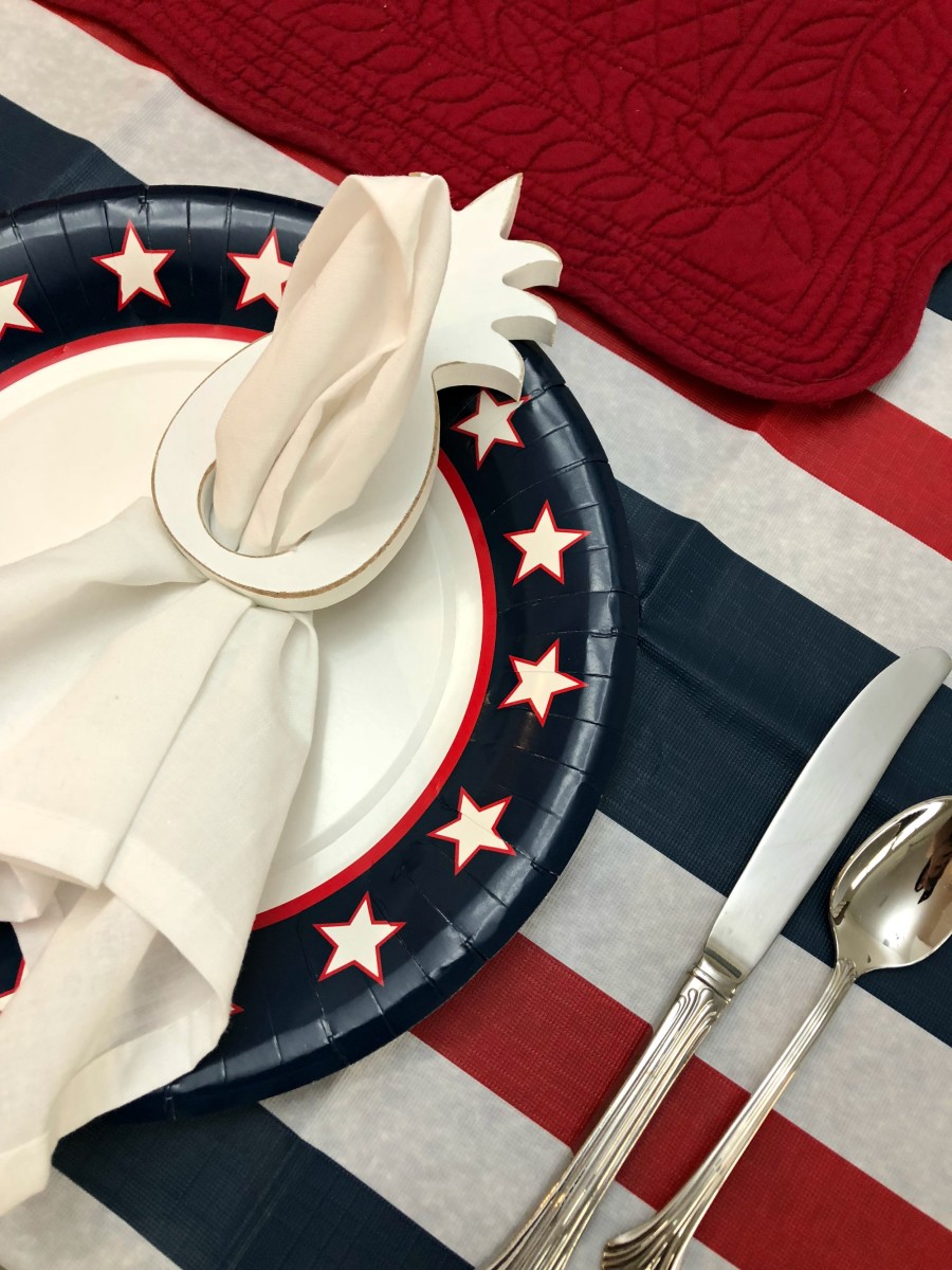 fourth of july paper plates