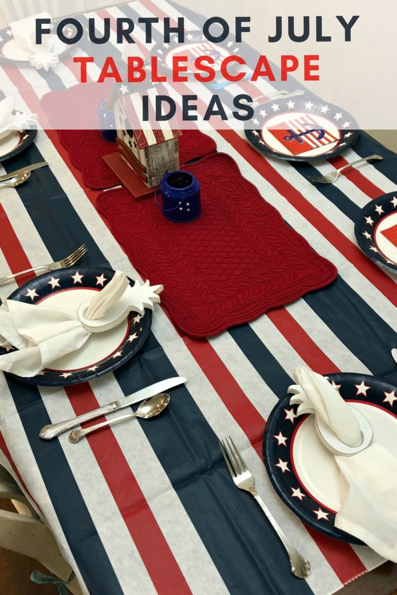 easy fourth of july tablescape ideas