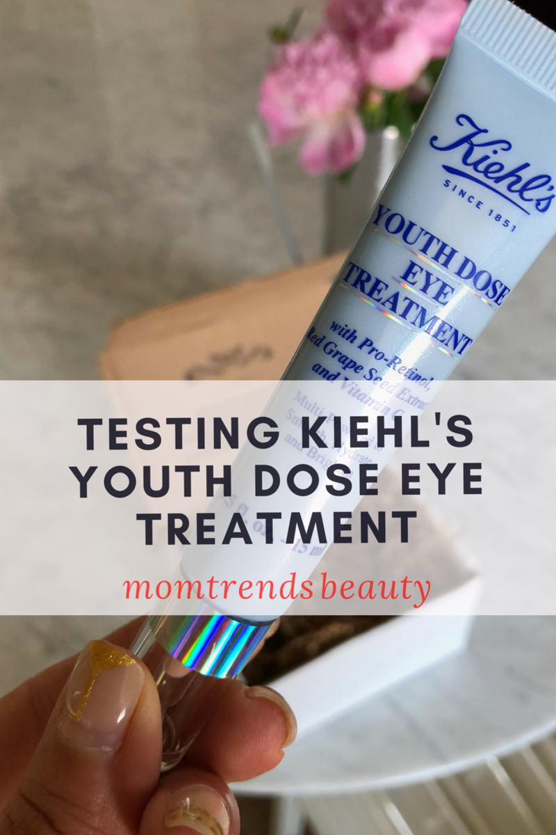 Testing Kiehl's Youth Dose Eye Treatment