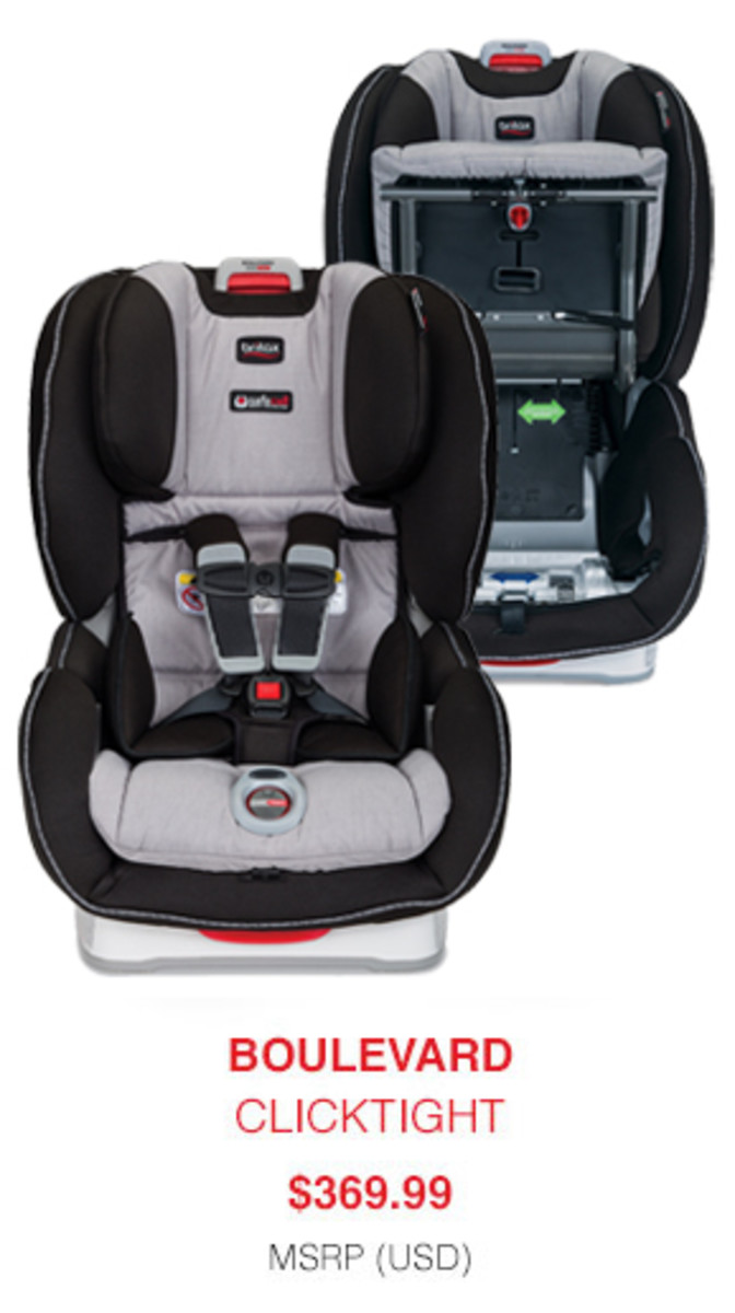 Britax Boulevard ClickTight Convertible Carseat Install This Carseat