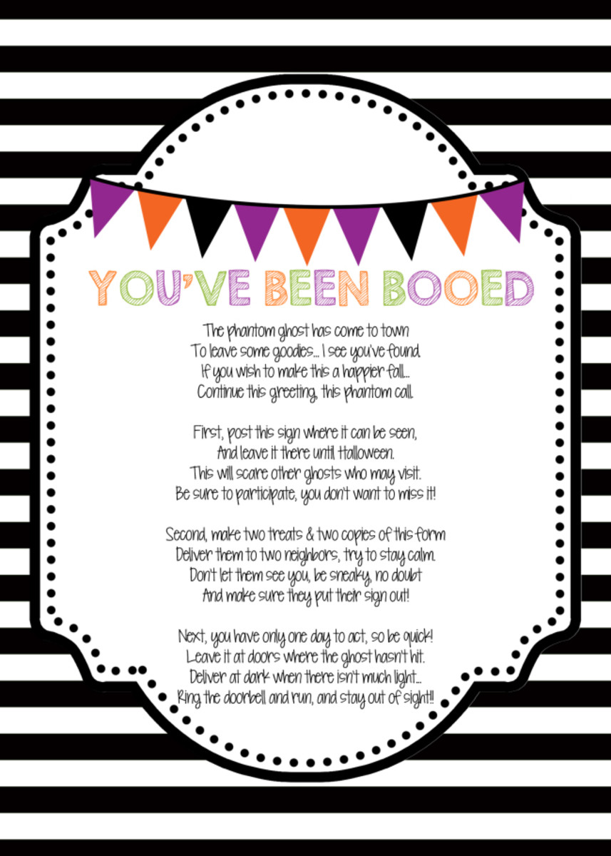 Weve Been Booed! - MomTrends graphic regarding We've Been Booed Printable called Weve Been Booed! - MomTrends