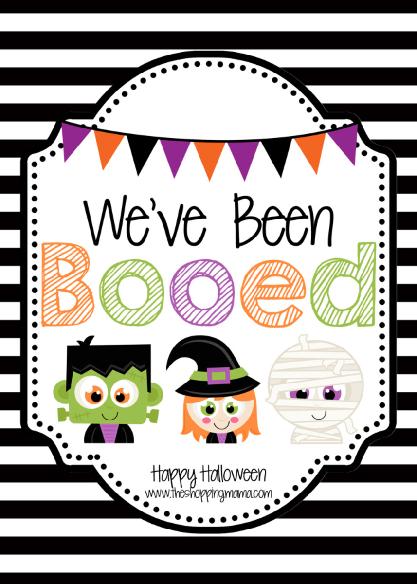 We&rsquo;ve Been Booed Sign - MomTrends