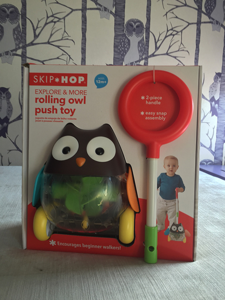 skip hop owl push toy