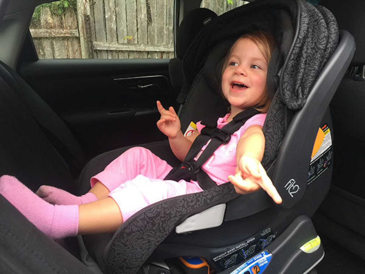 How long can a 4 month old travel in a car seat?