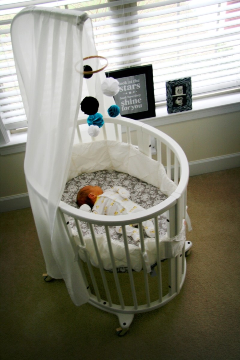 stokke round crib