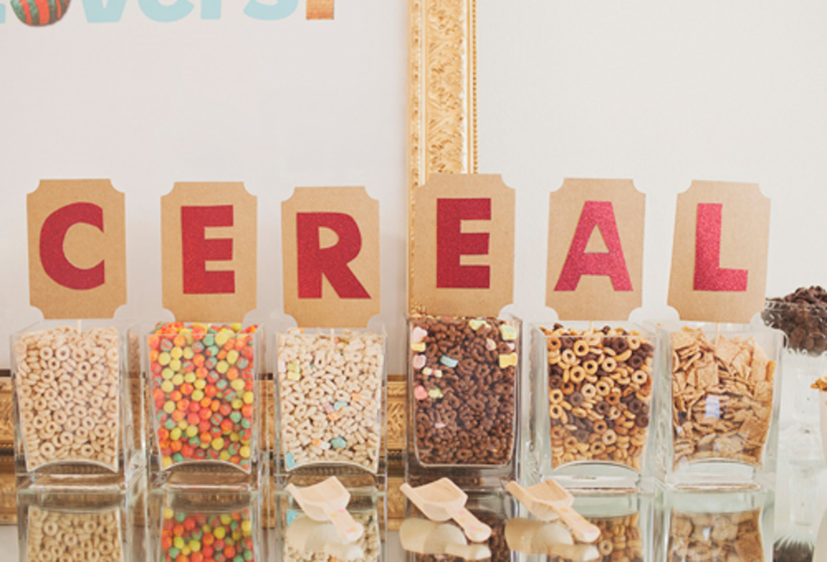 cereal themed birthday party