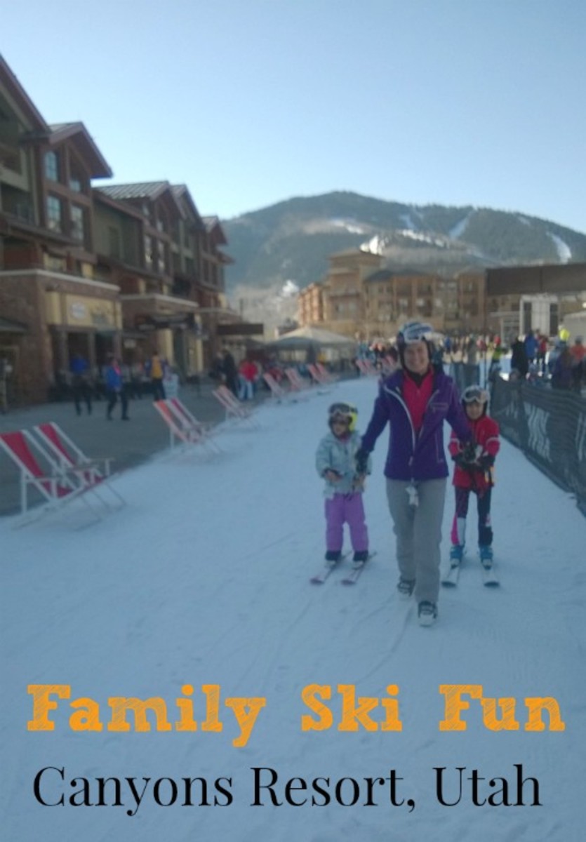 canyons family ski review
