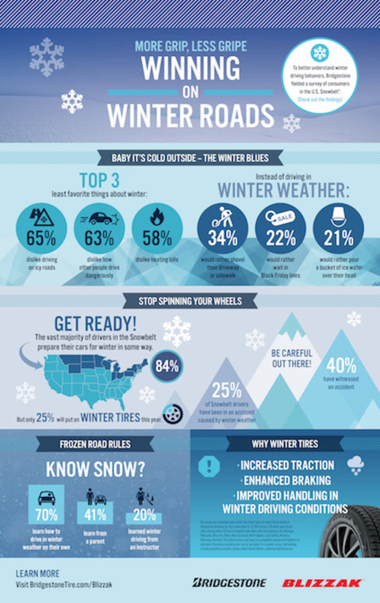 Winter Driving Infographic