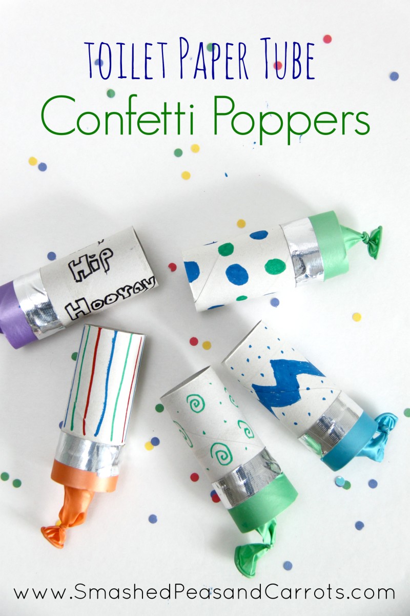 Confetti Popper Toilet Paper Tubes