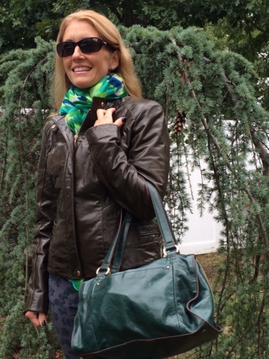 hobo, handbags, structured bags, hunter green bags