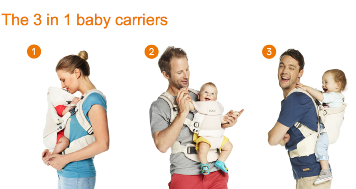 stokke 3 in 1 baby carrier