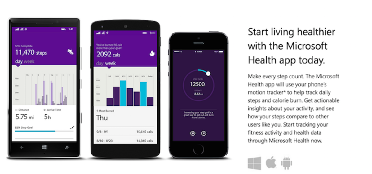 microsoft health app