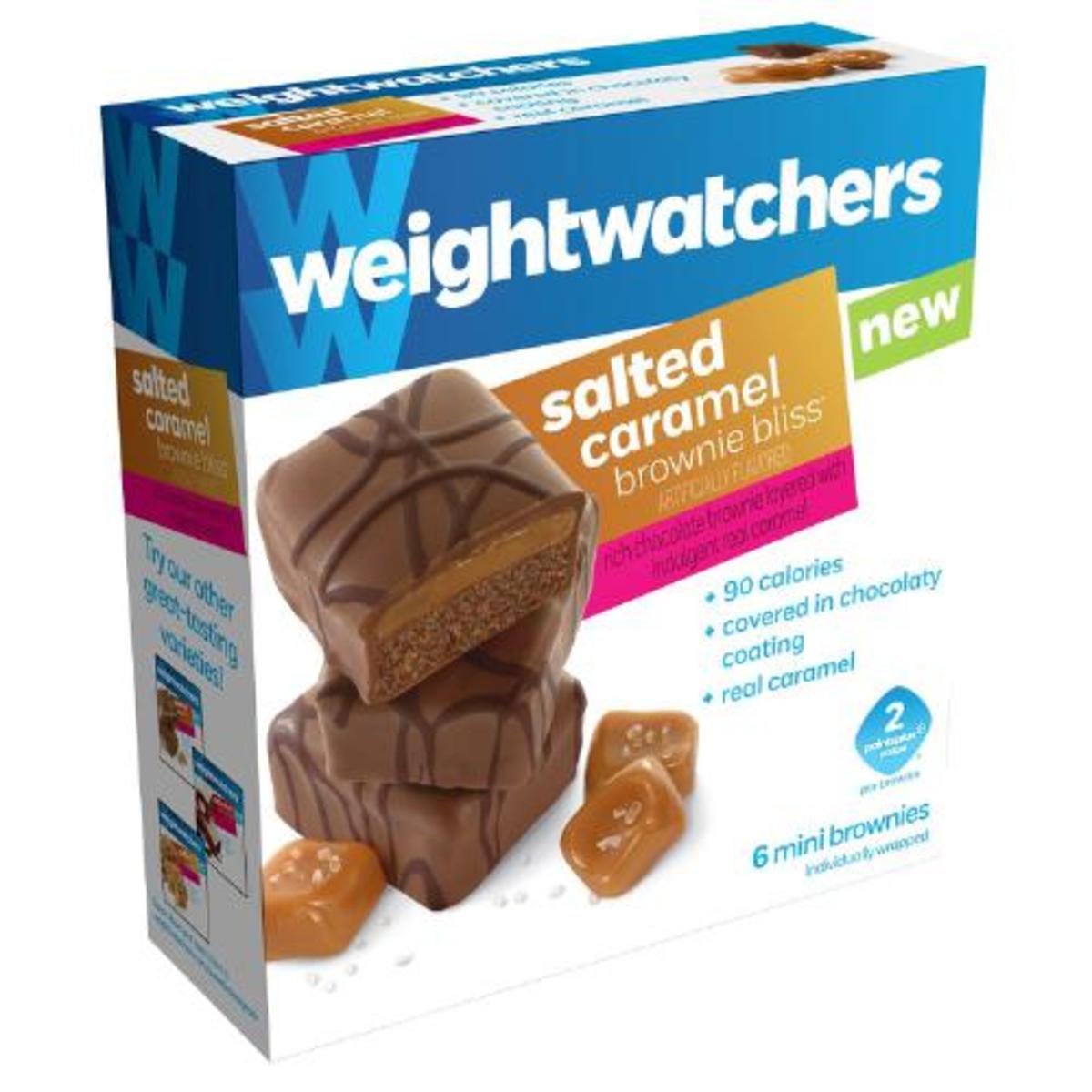 Weight Watchers Sweet Baked Goods Salted Caramel Brownie Bliss