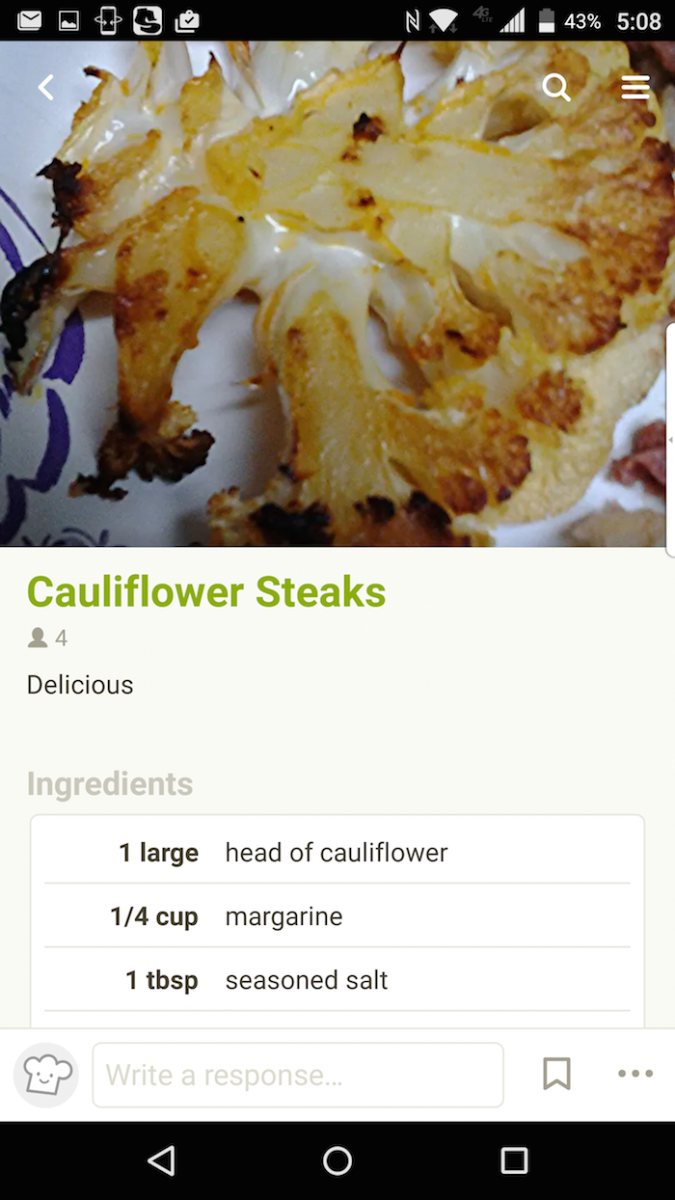 cauliflower steaks