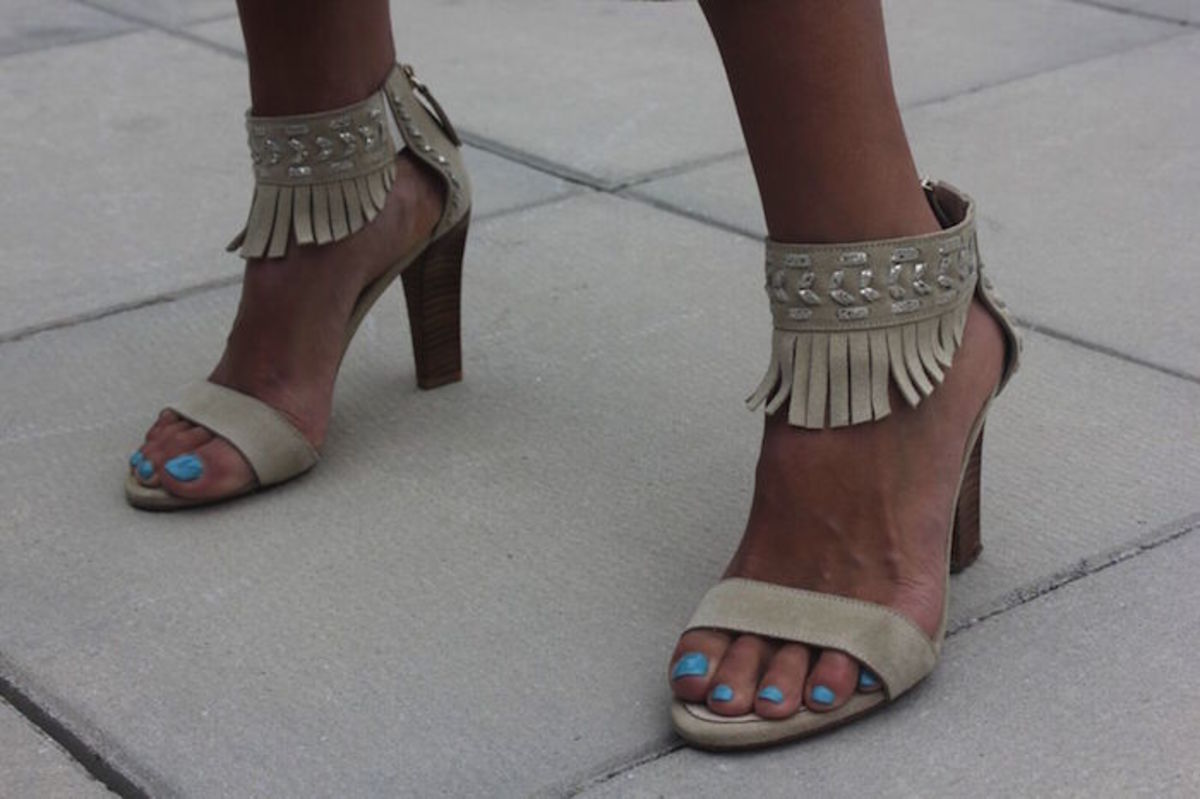 fringe sandals