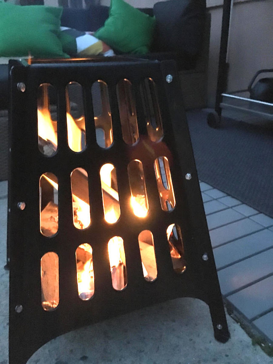 Ikea Before And After Backyard Makeover, Ikea Outdoor Fire Pit