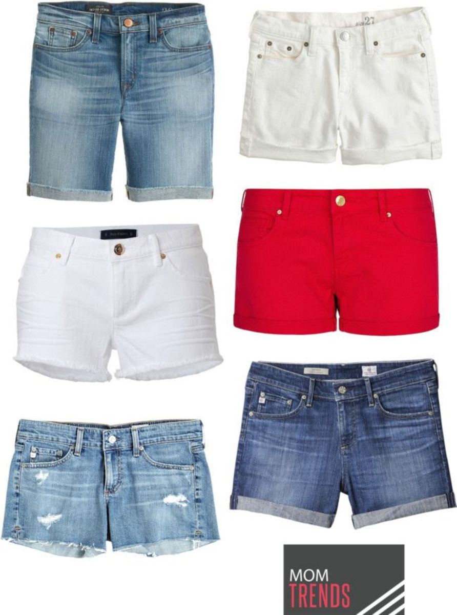 types of jean shorts