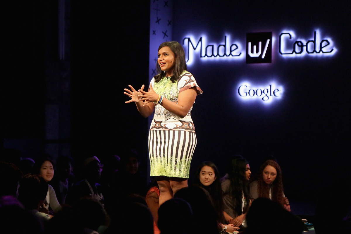 "Google's Made With Code" Launch Event To Inspire Girls To Code Hosted By Mindy Kaling And Featuring Chelsea Clinton