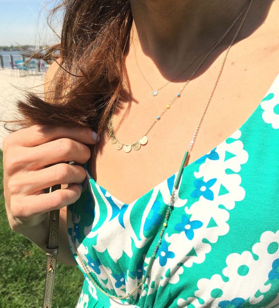 simple summer necklace