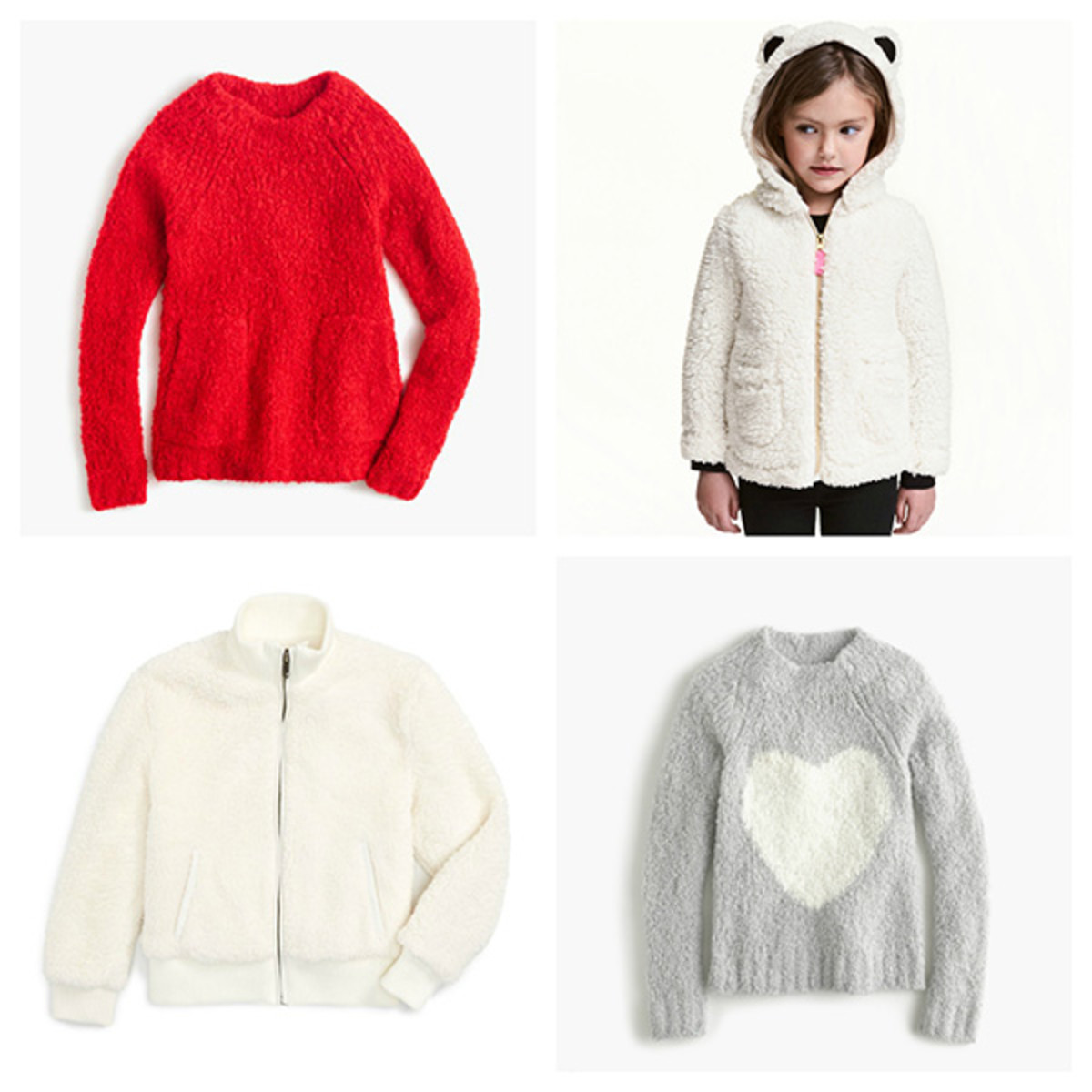 fuzzy sweater girls