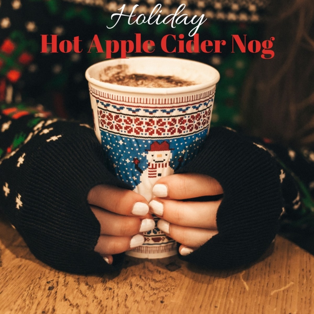 Holiday Hot Apple Cider Nog