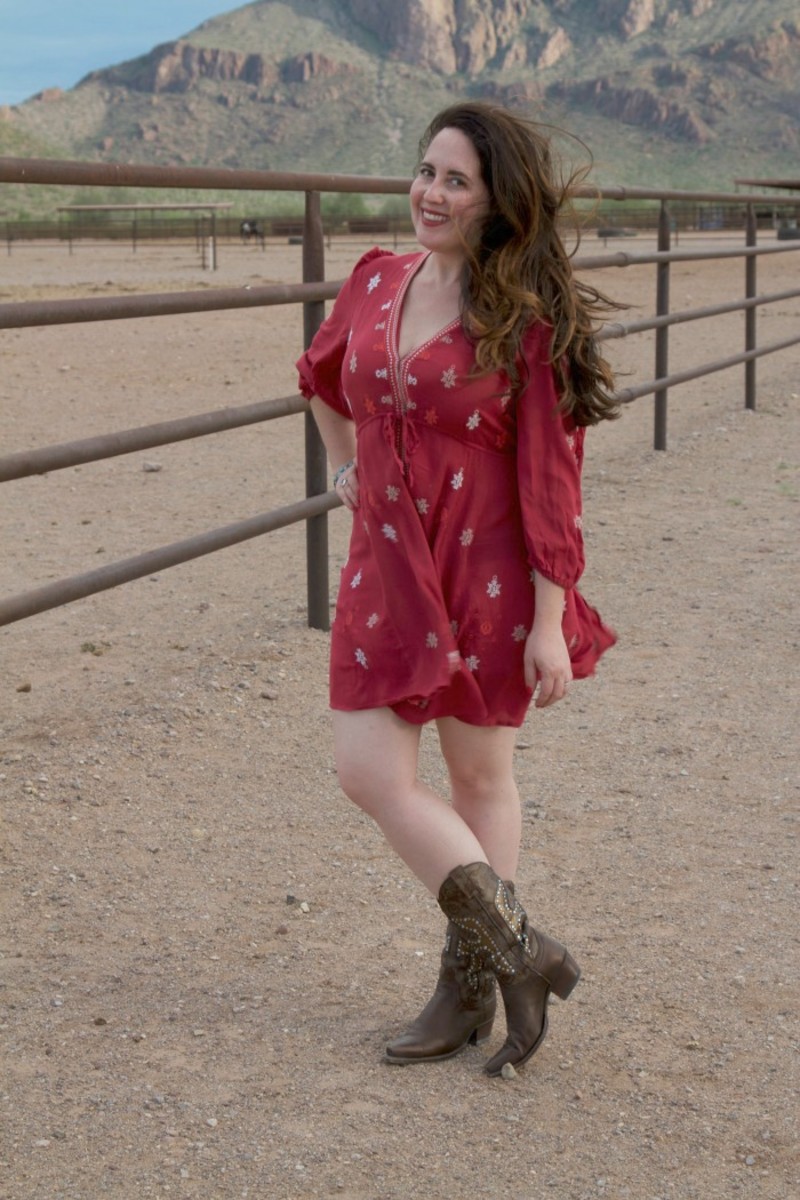 dressed up cowboy boots