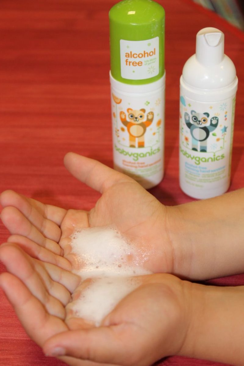 babyganics, back to school, hand hygiene, BTS, fight germs, hand sanitizer, hand wipes, all natural baby products, non toxic baby products