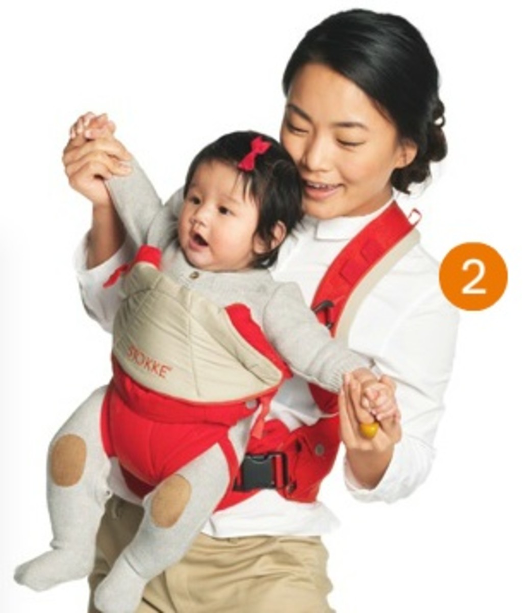 stokke baby carrier front facing