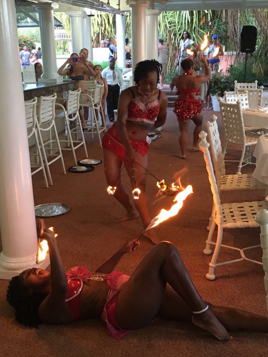 bahamas fire dancers