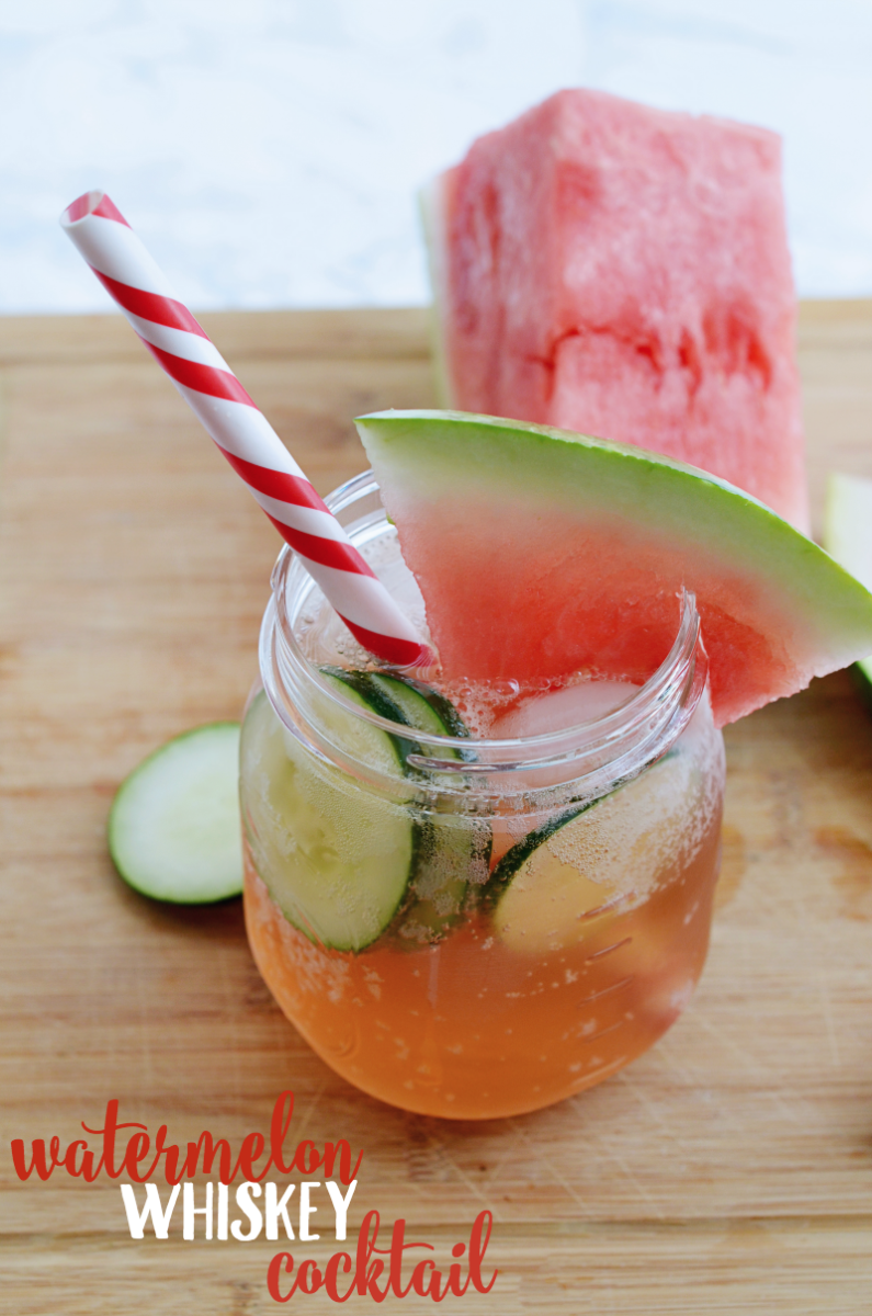 watermelon whiskey cocktail