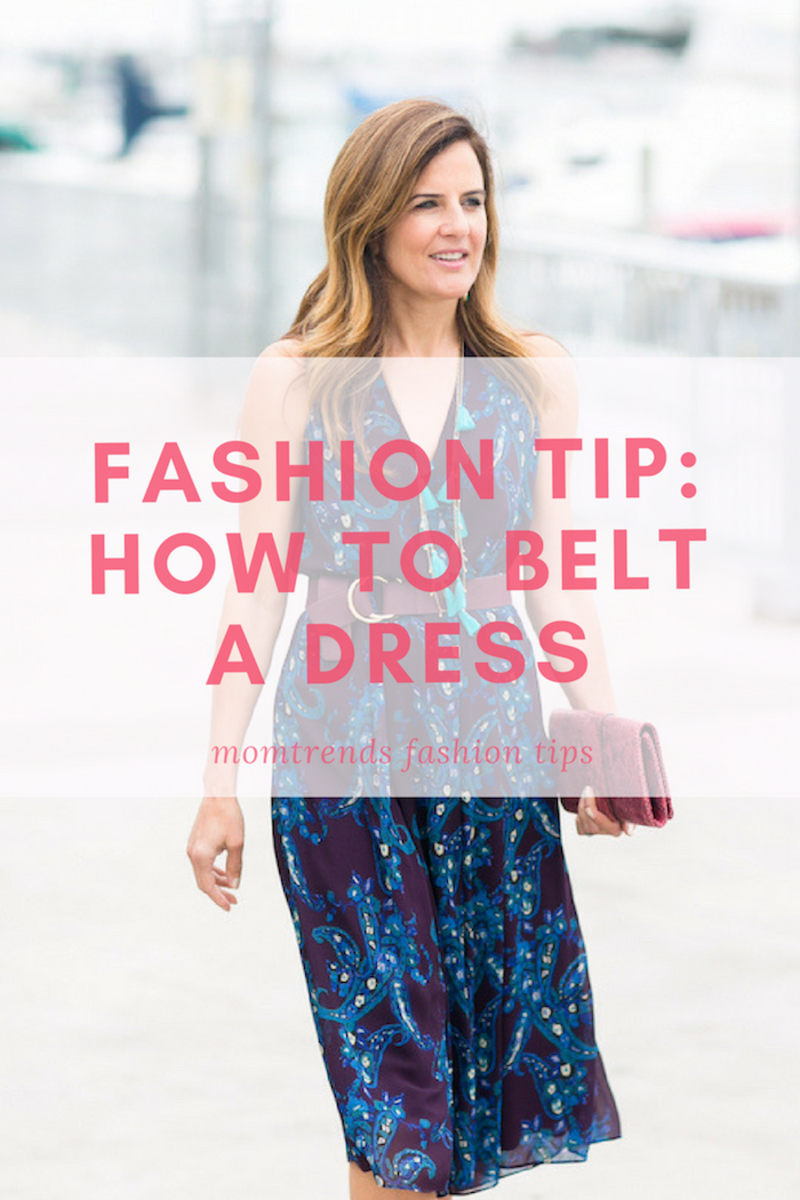 Fashion Tips How to Belt a Dress