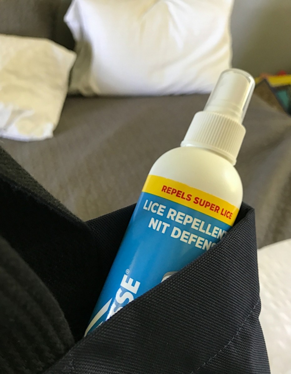 Lice defense spray