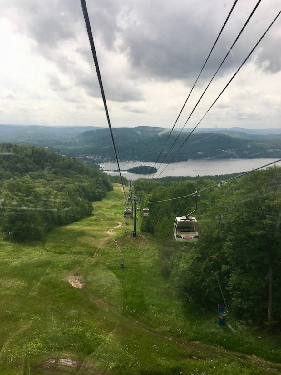 Gondola to the top of Mont Tremblant