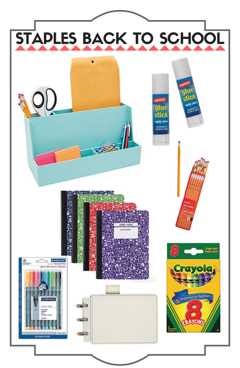 staples back to school essentials list