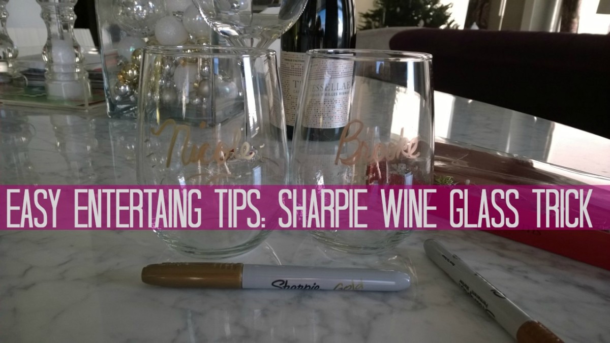 sharpie wine glass trick