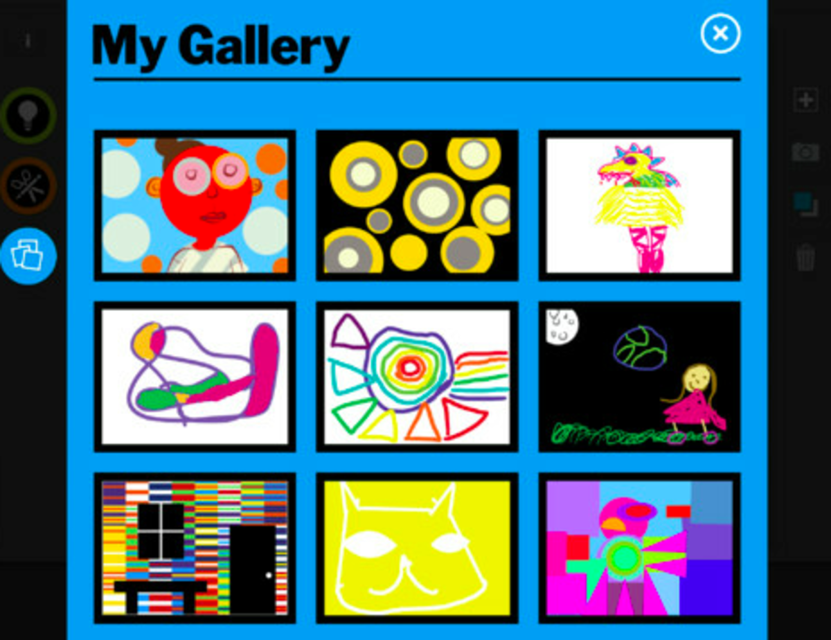 Isaac Besættelse efterligne MoMA Art Lab App - MomTrends