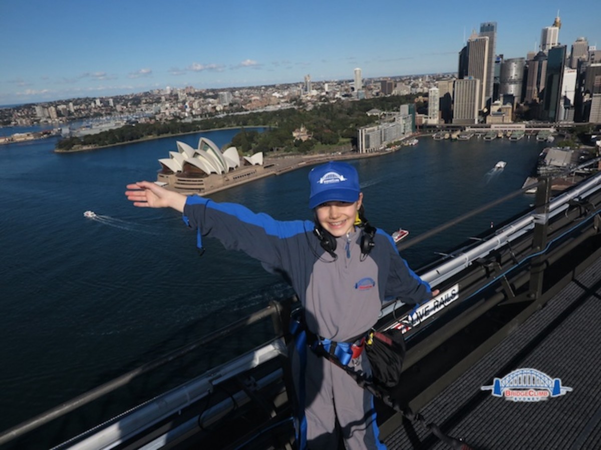 Kid reviews sydney bridge climb