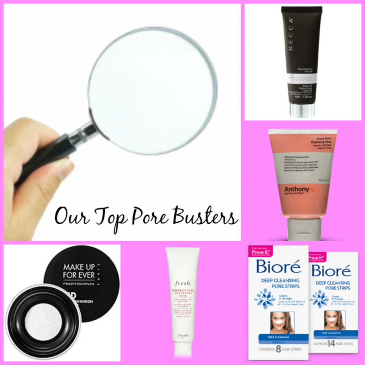 pore busters Collage