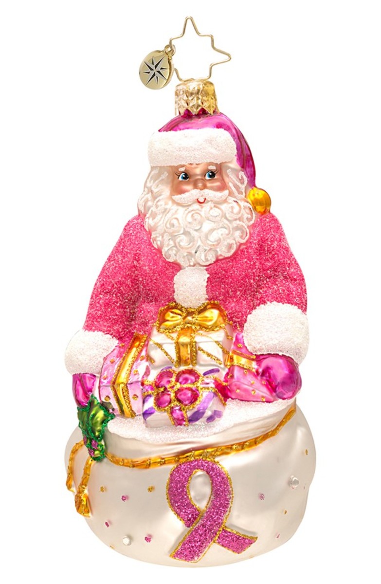 thiknk pink ornament