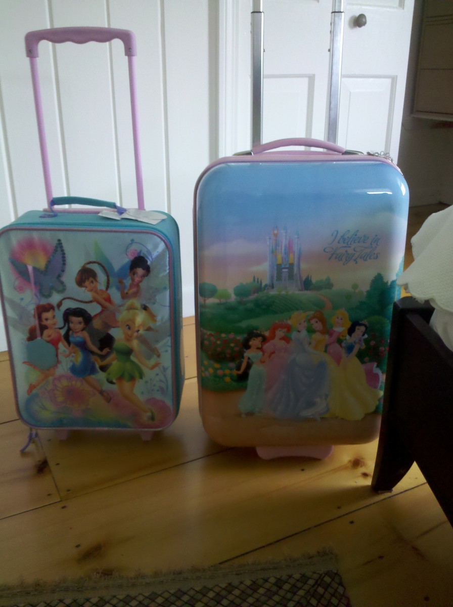 girls disney suitcase