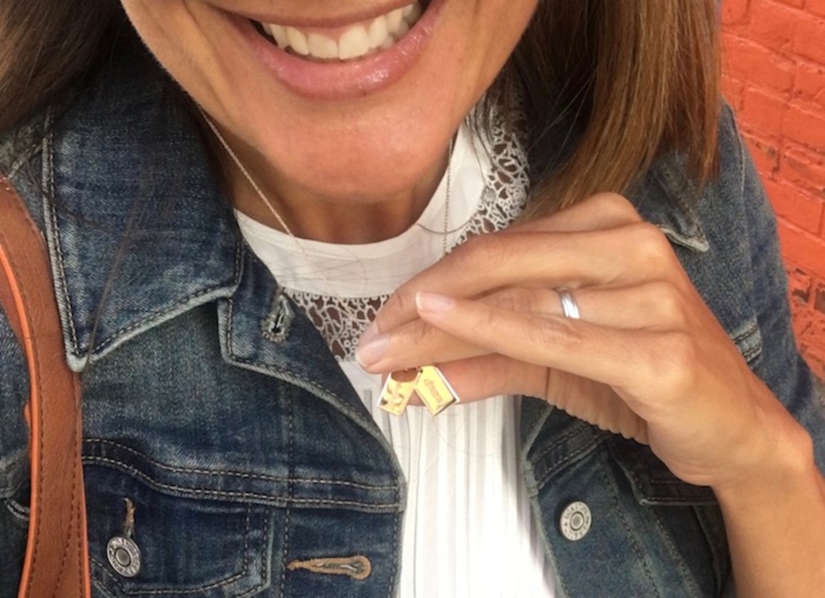 tiny tags personalized necklaces