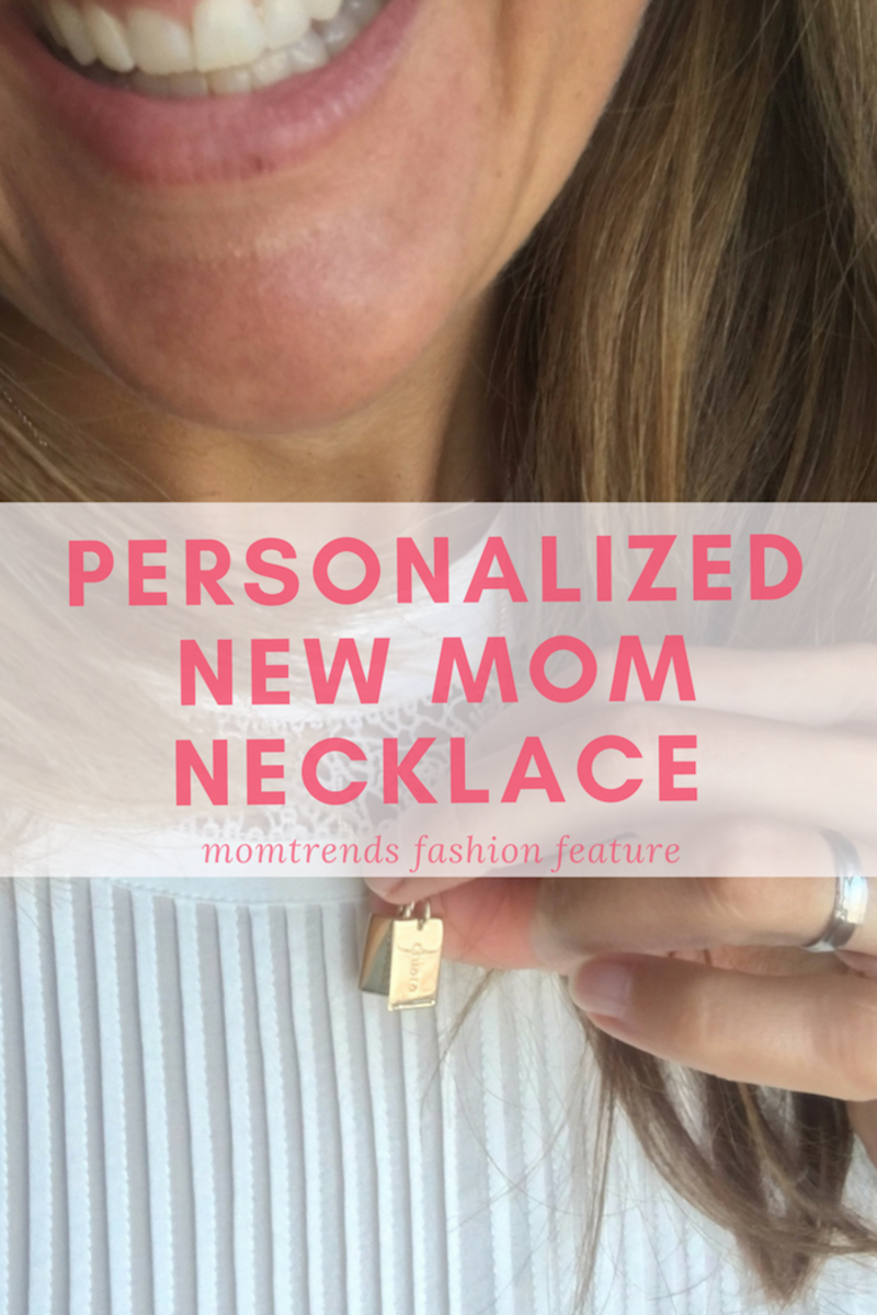 Personalized New Mom Necklace